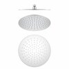 Kibi Circular 10 Metal Ultra Thin Profile Rain Shower Head 1.75 GPM - Chrome SH1001CH